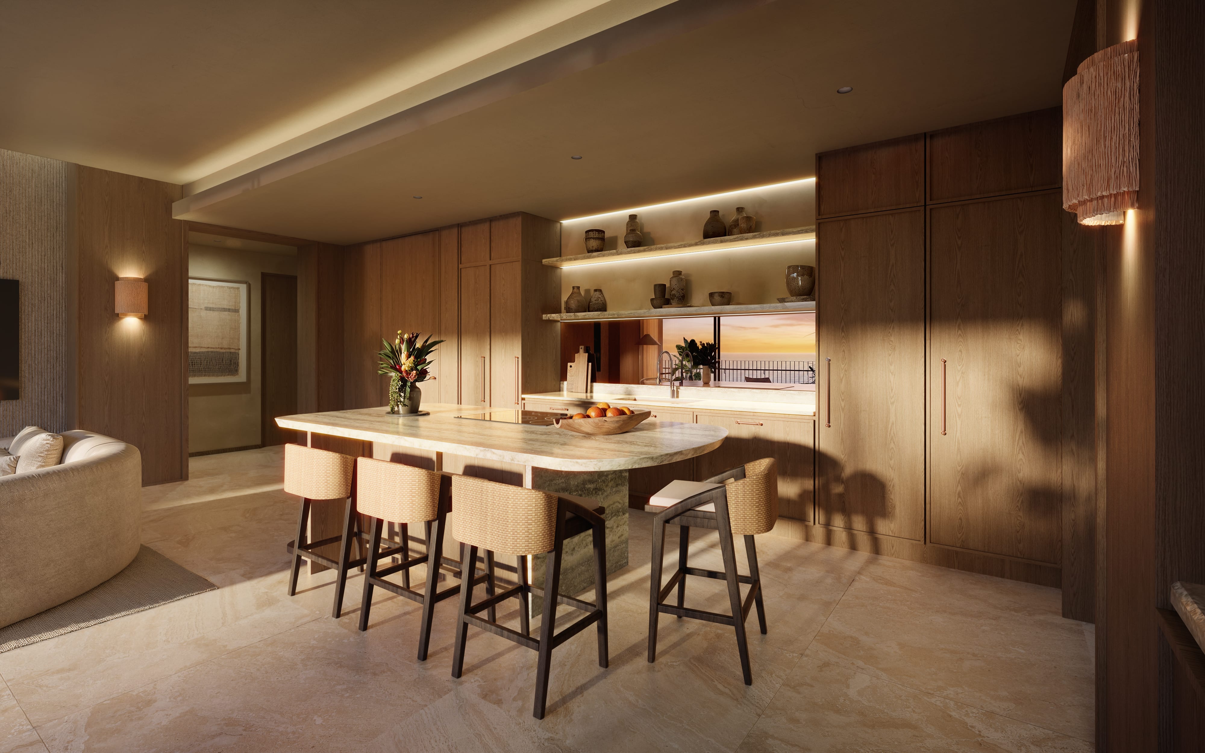 Condo A Kitchen