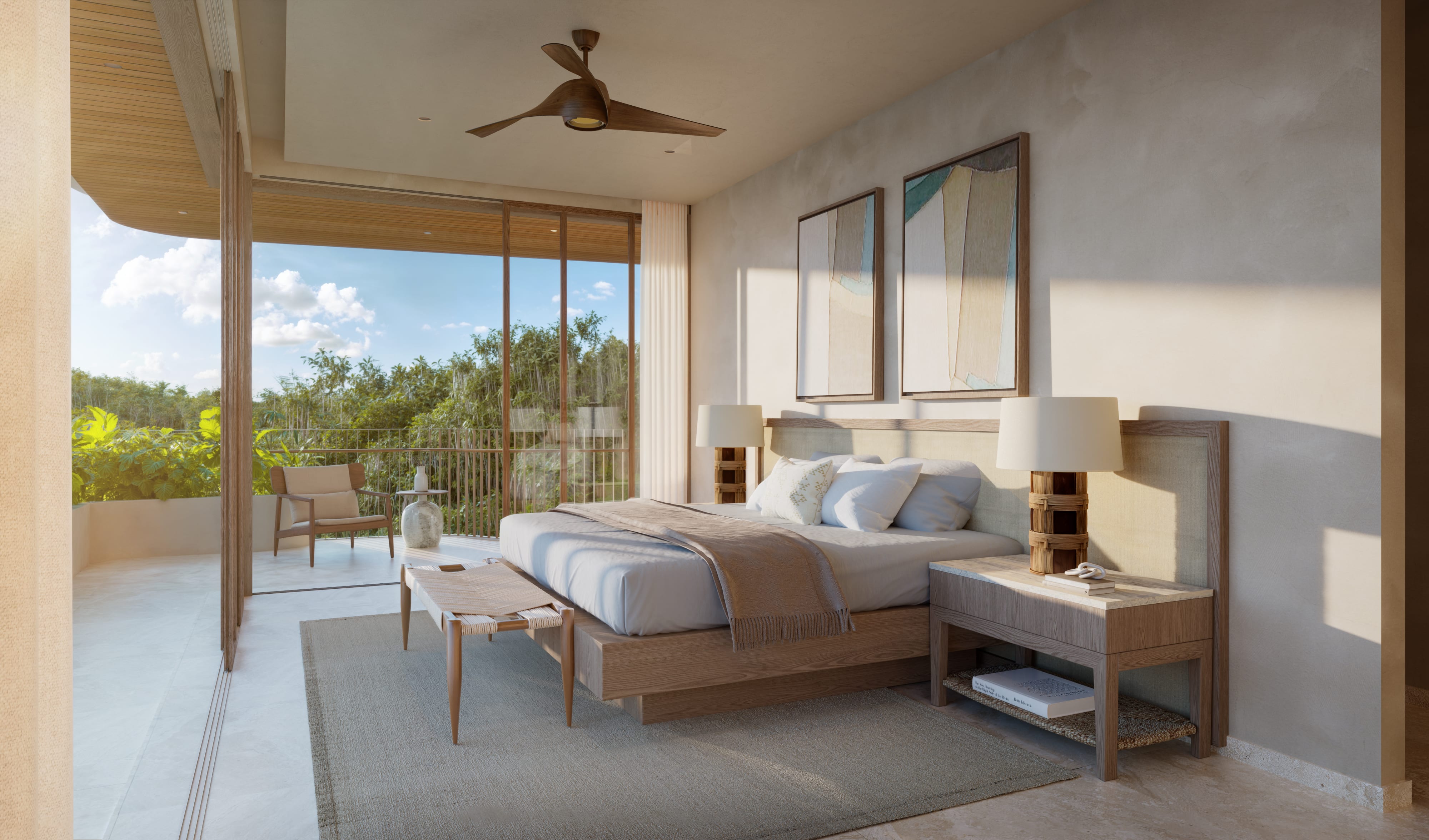 Condo F Bedroom