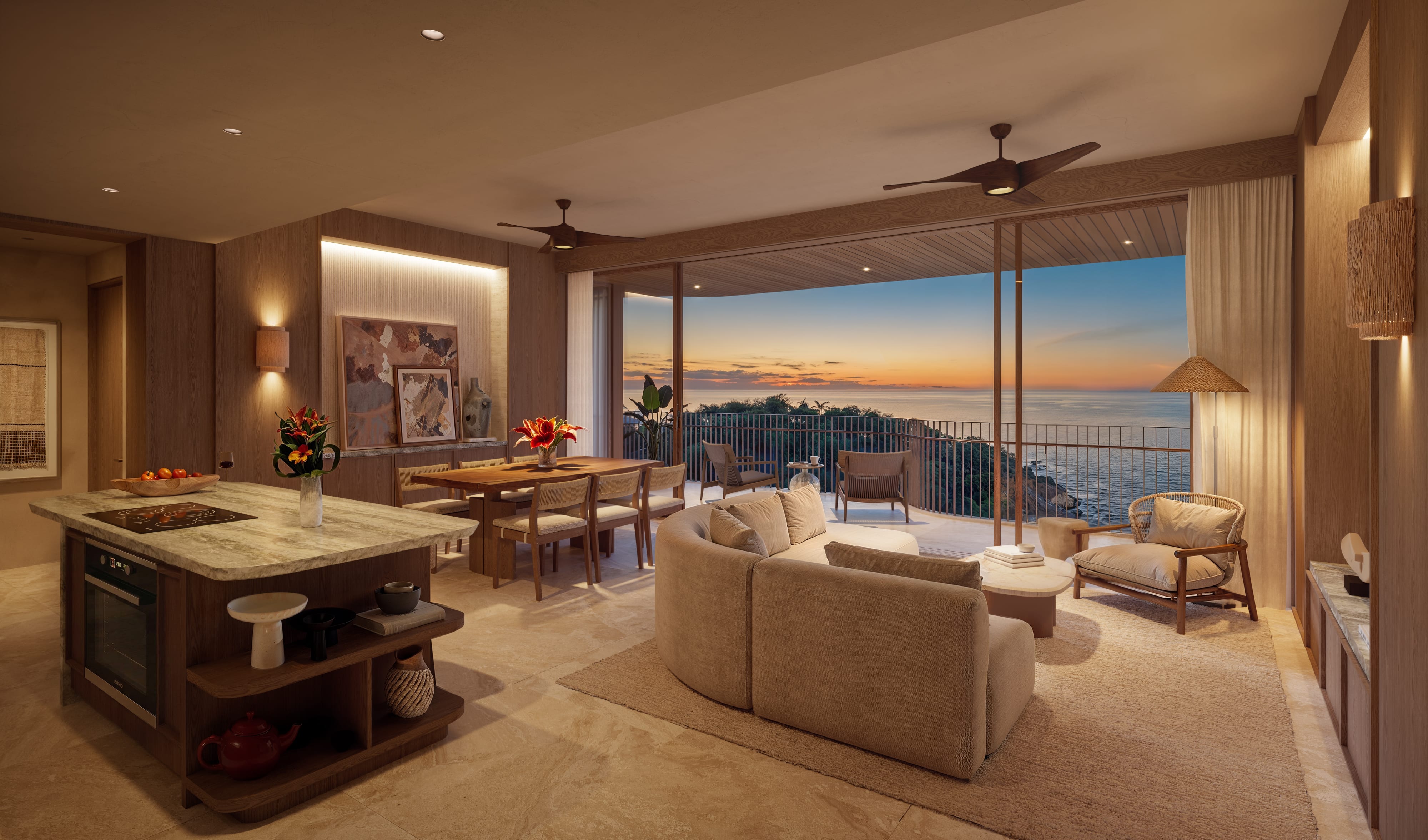 Condo F Living Room