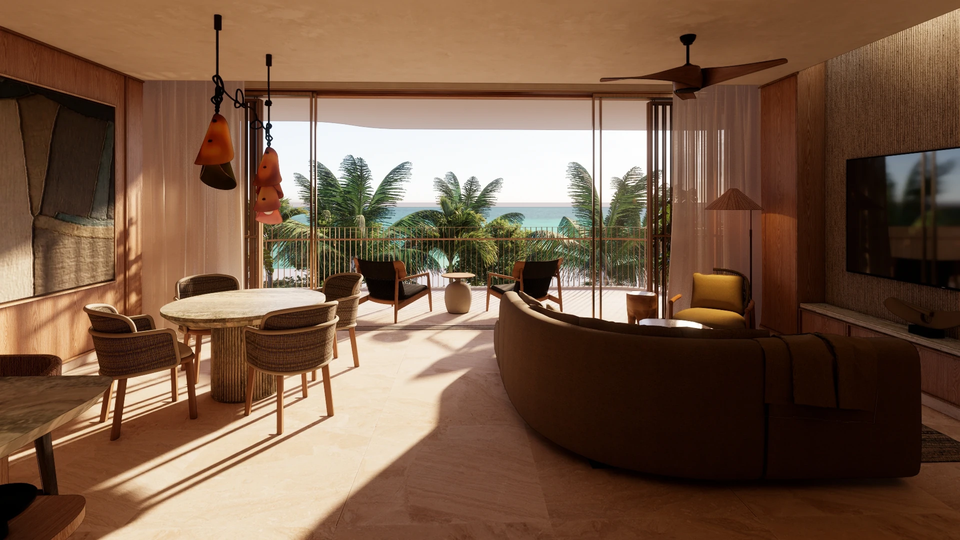 Condo C · Living Room