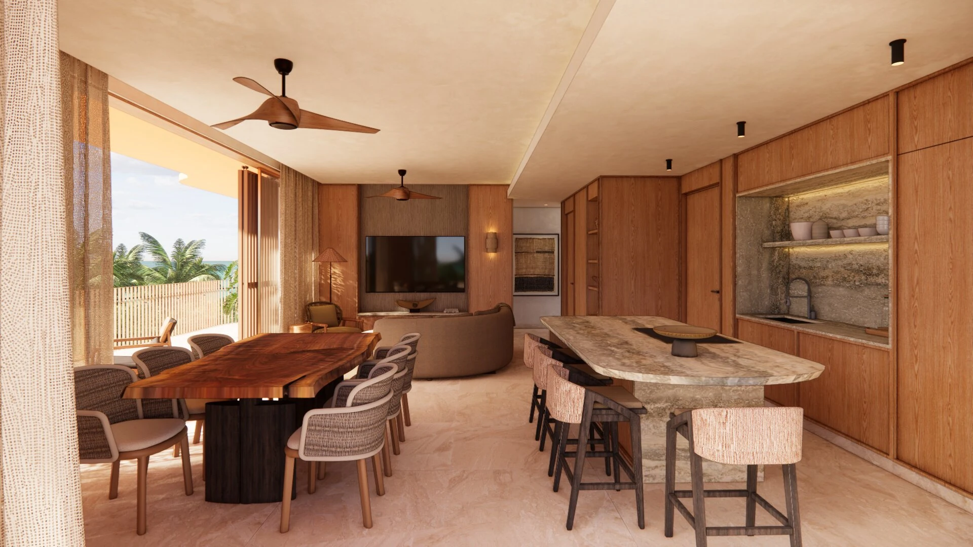 Condo D · Living Room