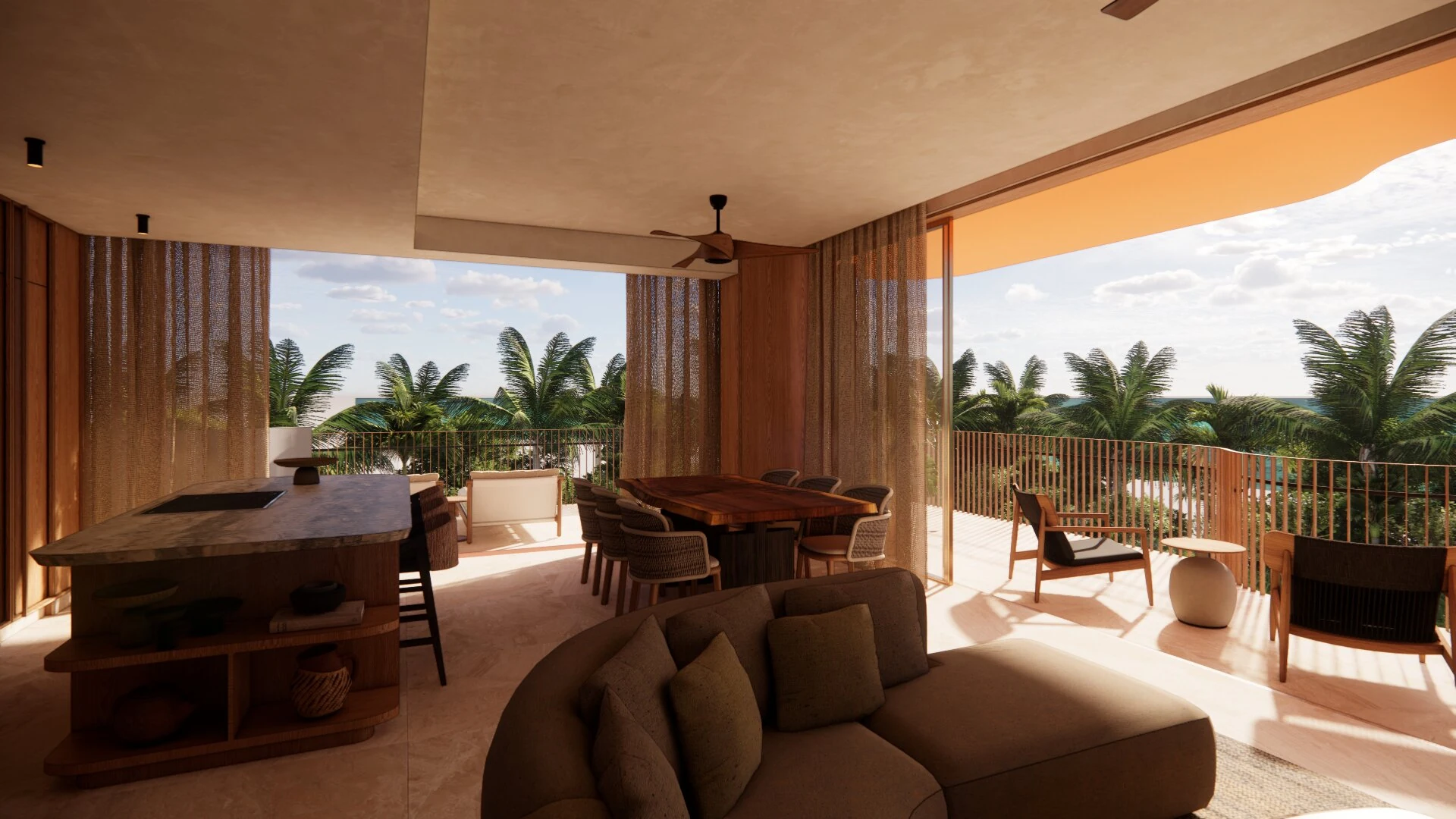 Condo D · Living Room