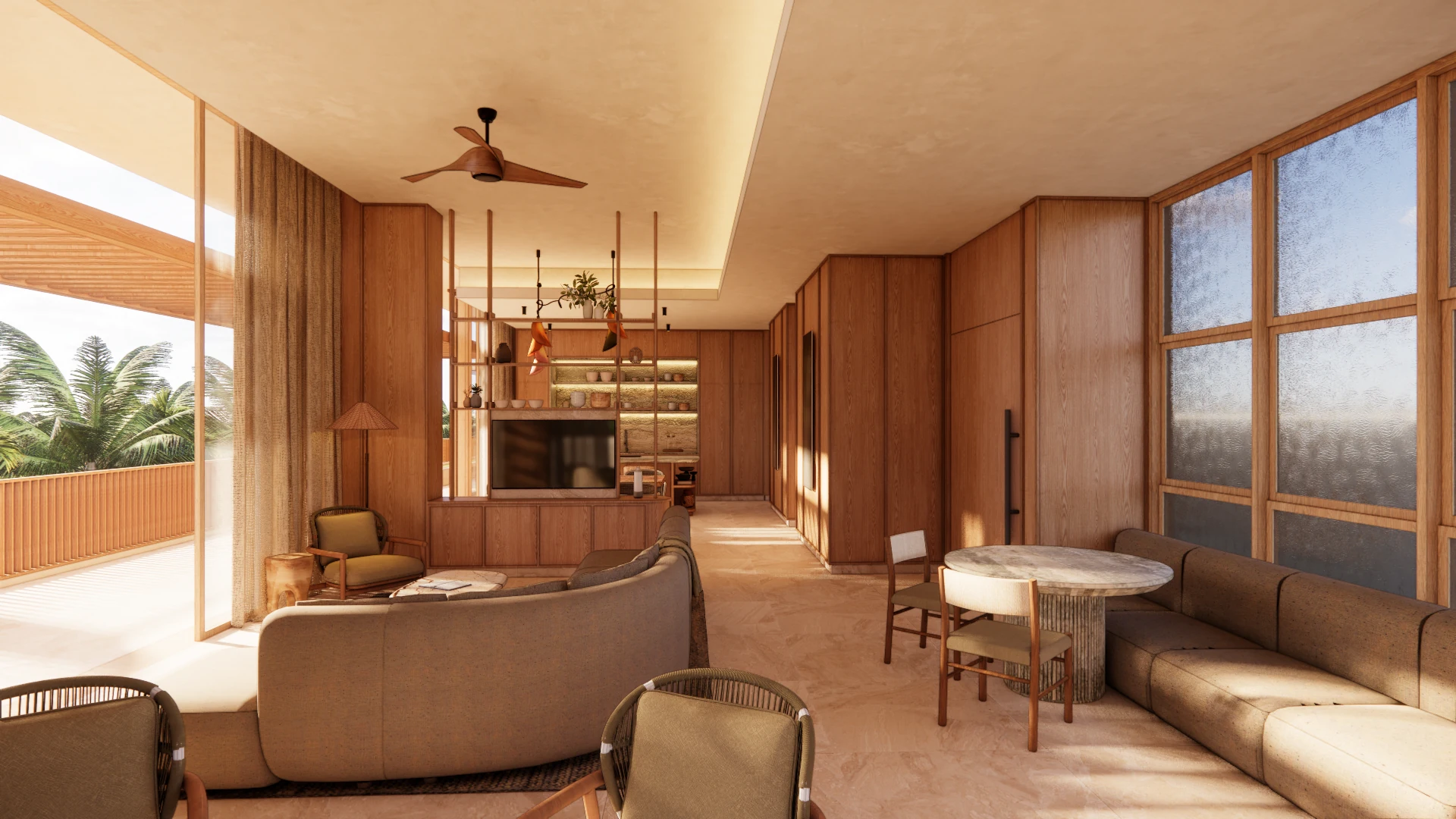 Penthouse Q · Living Room